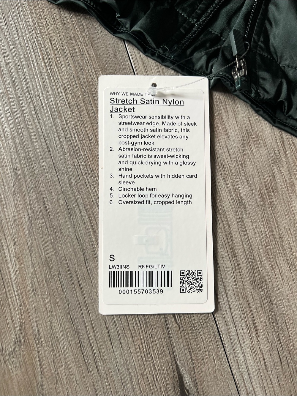 lululemon athletica Forest Green Bomber Jacket - Picture 8 of 9